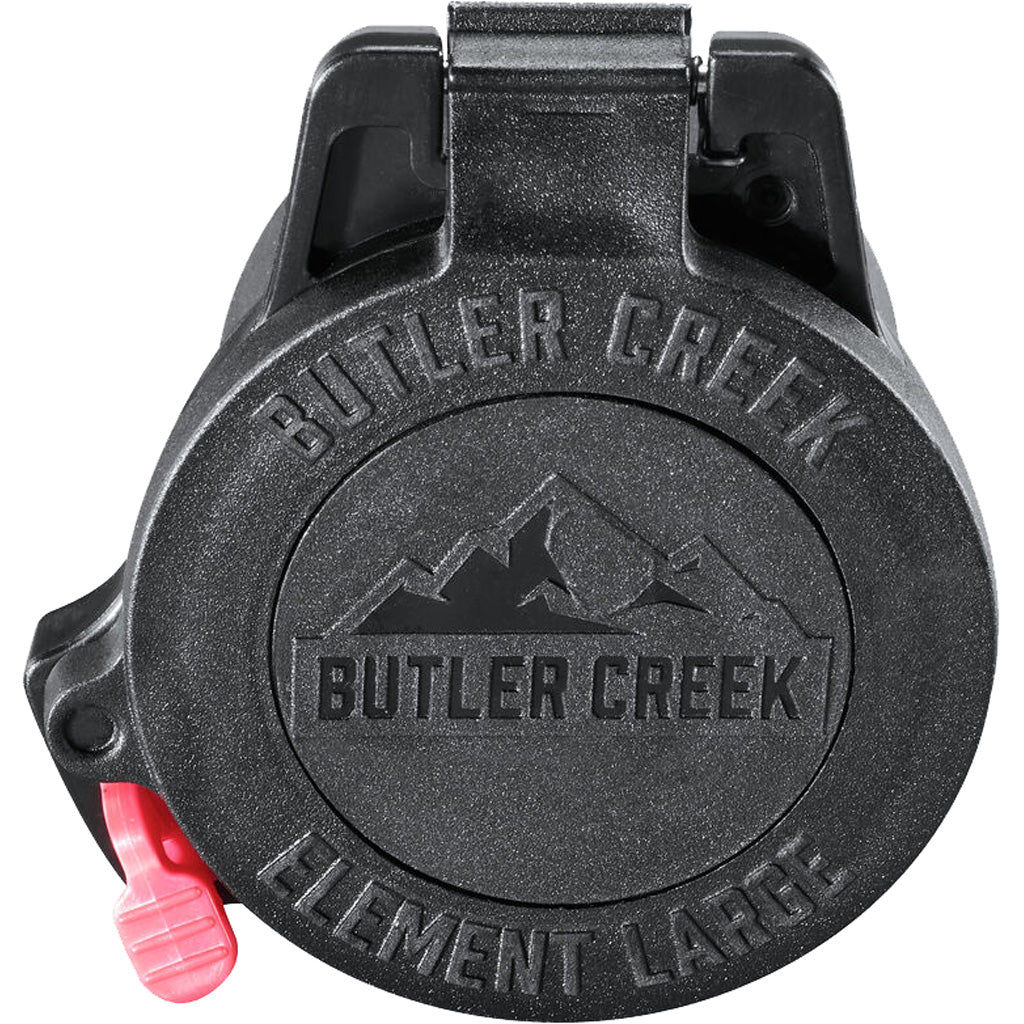 Butler Creek Butler Creek Element Scope Cap Black Objective 60-65mm - Archery & Outdoor Gear - DropShot Archery