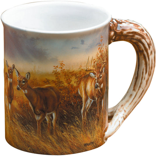 Wild Wings Wild Wings Sculpted Mug Meadow Mist Whitetail - Outdoor Gear - DropShot Archery