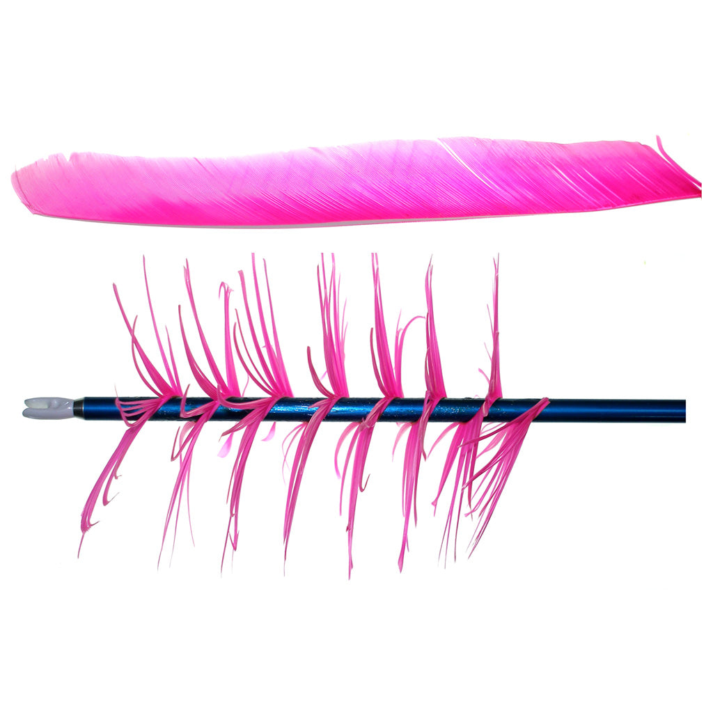 Trueflight Trueflight Spiral Wrap Flu-flu Feathers Pink Rw 100 pk. - Outdoor Gear - DropShot Archery
