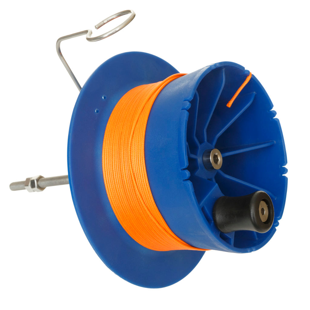 Fin-Finder Fin Finder Sidewinder Drum Reel Blue RH/lh - Archery & Outdoor Gear - DropShot Archery