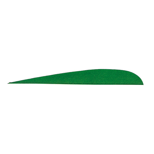 Gateway Gateway Parabolic Feathers Green 5 In. Rw 100 pk. - Outdoor Gear - DropShot Archery