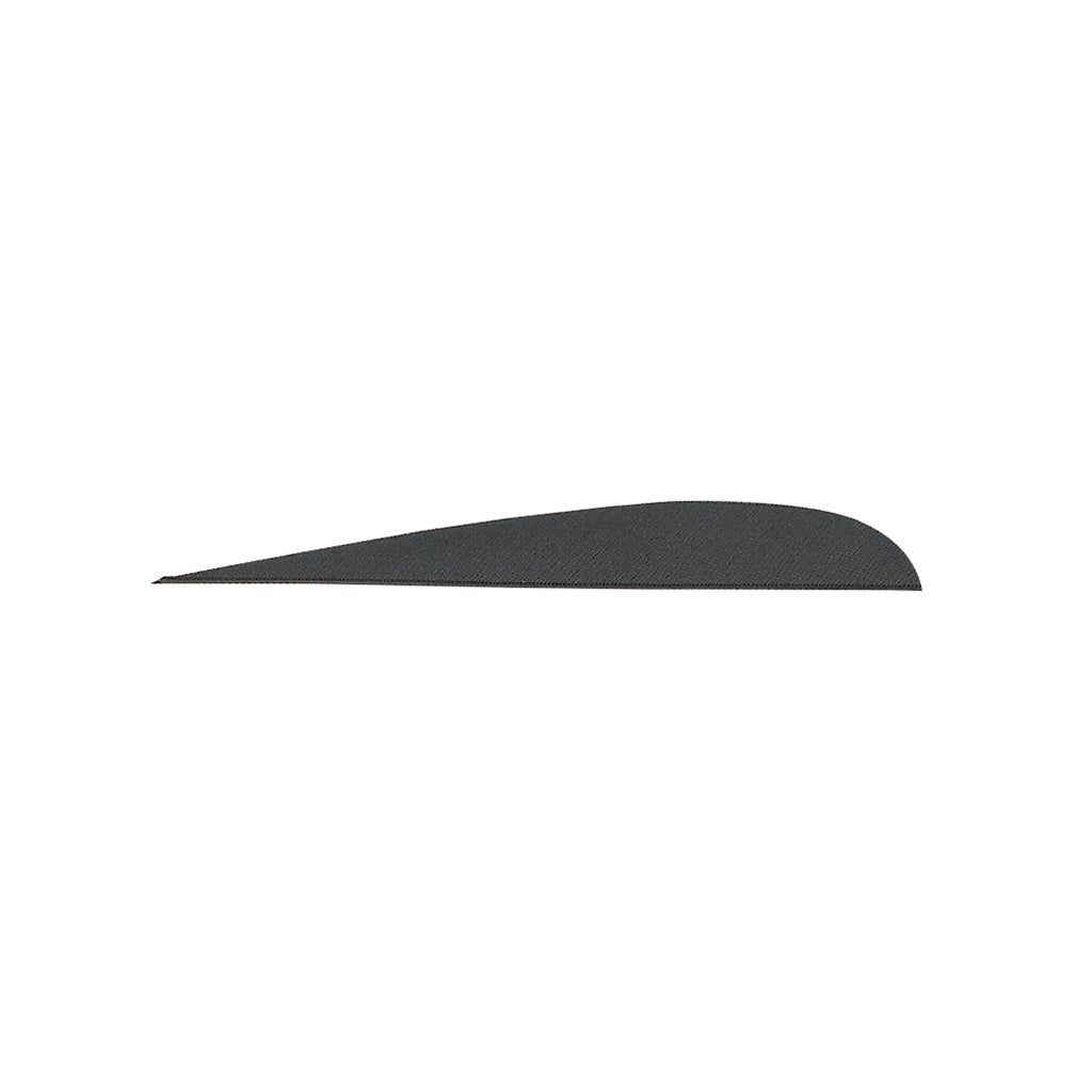 Gateway Gateway Parabolic Feathers Black 4 In. Rw 100 pk. - Outdoor Gear - DropShot Archery