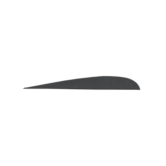 Gateway Gateway Parabolic Feathers Black 4 In. Rw 100 pk. - Outdoor Gear - DropShot Archery