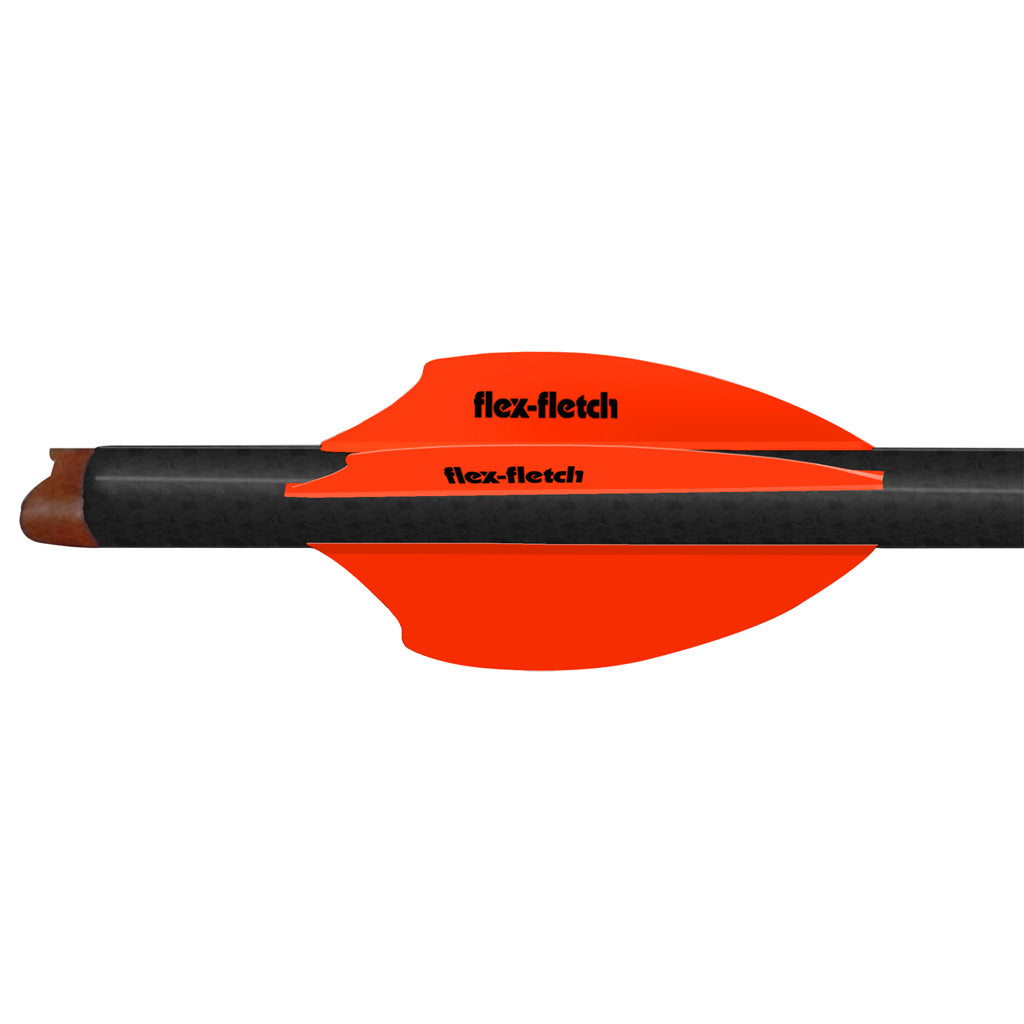 Flex Fletch Flex Fletch Sk2 Vanes Blaze Orange 2 In. 100 pk. - Outdoor Gear - DropShot Archery