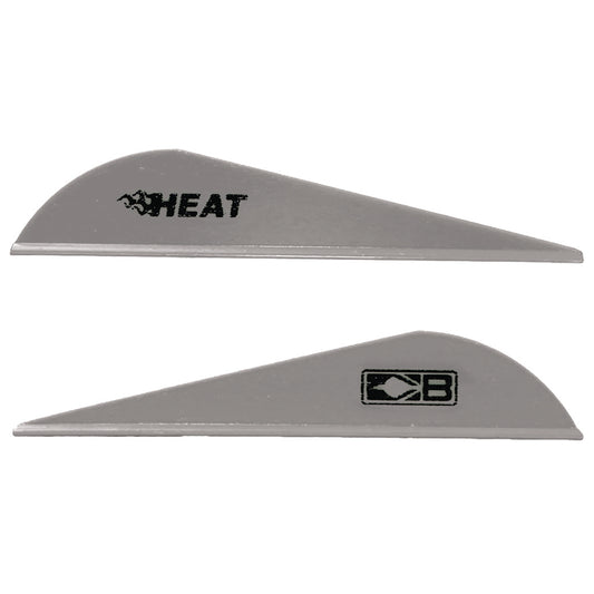 Bohning Bohning Heat Vanes Silver 36 pk. - Imported Draft - DropShot Archery