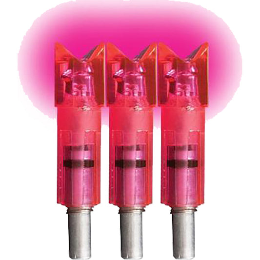Lumenok Lumenok Crossbow Nocks Pink Moon Gold Tip 3 pk. - Imported Draft - DropShot Archery