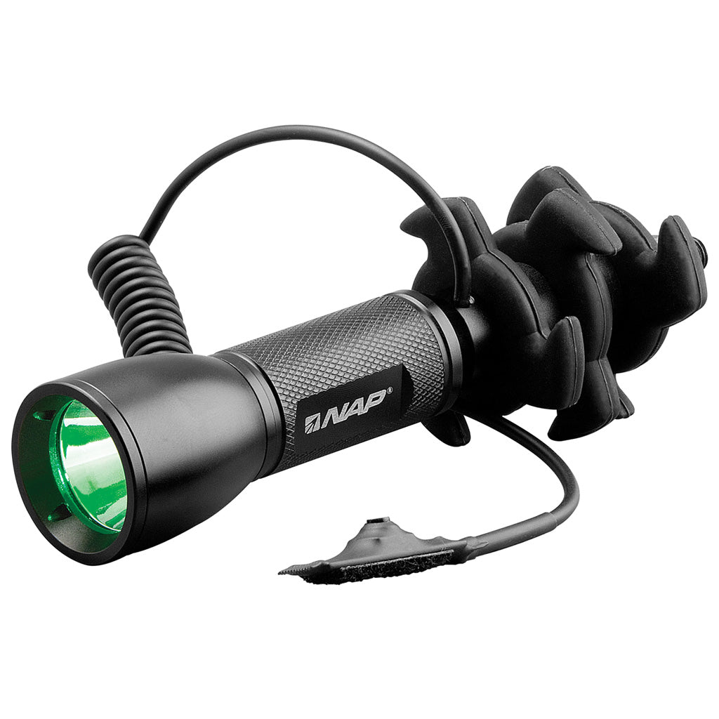 New Archery Products Nap Apache Predator Hog Flashlight Green LED - Outdoor Gear - DropShot Archery