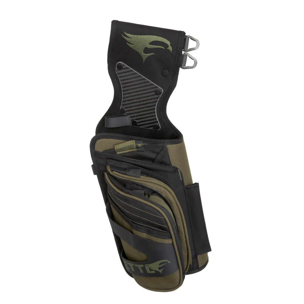 Elevation Elevation Mettle Field Quiver Ambush Green/black LH - Archery Accessories - DropShot Archery
