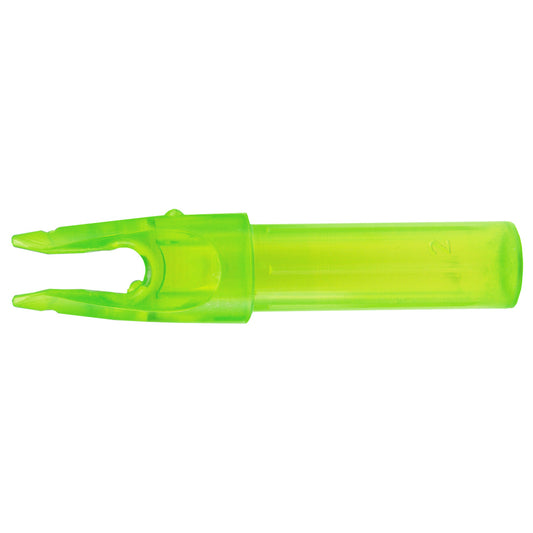 Carbon Express Launchpad Nocks Green .234 12 pk.