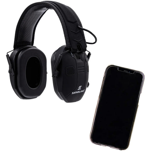 Safariland Safariland Pro Impulse Hearing Protection Muff Bluetooth Black - Archery & Outdoor Gear - DropShot Archery