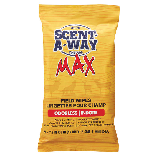 Scent-a-way Max Field Wipes 24 pk.