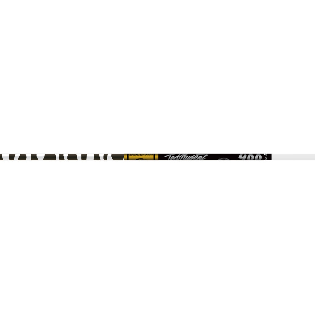 Gold Tip Gold Tip Ted Nugent Shafts White 400 1 Doz. - Arrows & Bolts - DropShot Archery