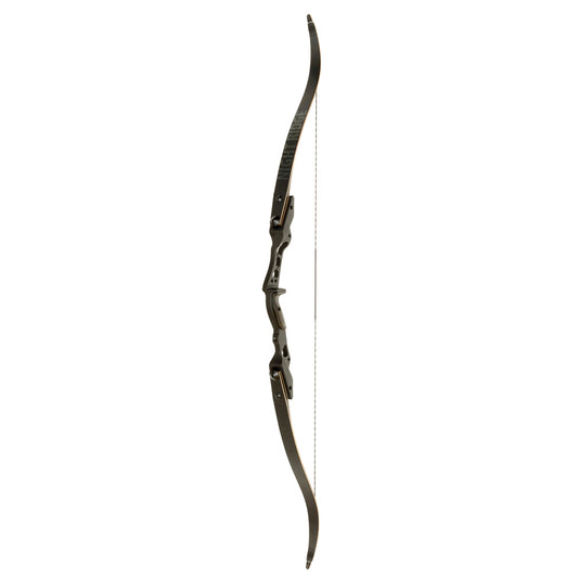 October Mountain October Mountain Night Ridge ILF Recurve Bow Black 60 in. 50 lbs. RH - Imported Draft - DropShot Archery