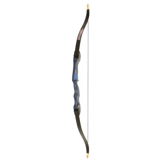 October Mountain October Mountain Explorer CE Recurve Bow Blue 54 in. 20 lbs. LH - Imported Draft - DropShot Archery