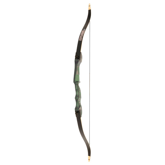 October Mountain October Mountain Explorer CE Recurve Bow Green 54 in. 25 lbs. LH - Imported Draft - DropShot Archery