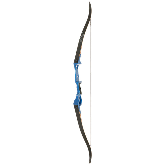 October Mountain October Mountain Ascent Recurve Bow Blue 58 In. 45 LBS. RH - Scents & Attractants - DropShot Archery
