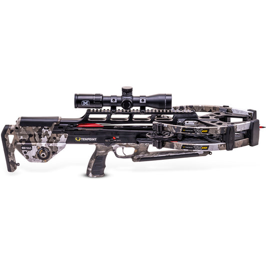 TenPoint TenPoint TX440 Crossbow Package ACUslide MAXX Vektra Camo - Imported Draft - DropShot Archery