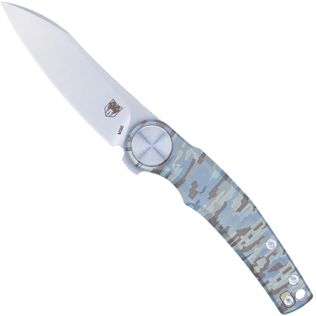 CobraTec Cobratec Rogue M390 Clip Point Knife Folding Blade Digital Camo - Archery & Outdoor Gear - DropShot Archery