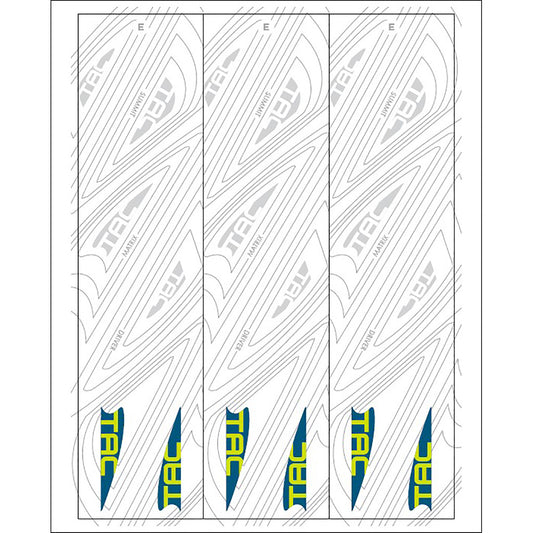 Tac Vanes Arrow Specific Wraps White Size E 4.675 13 pk.