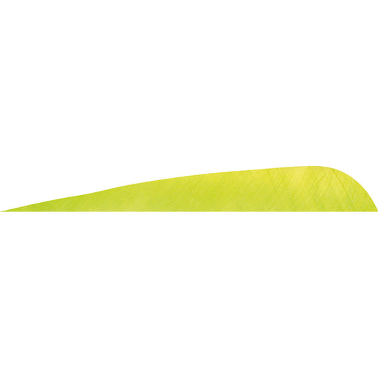 Gateway Gateway Parabolic Feathers Lemon Lime 4 In. Lw 50 pk. - Outdoor Gear - DropShot Archery