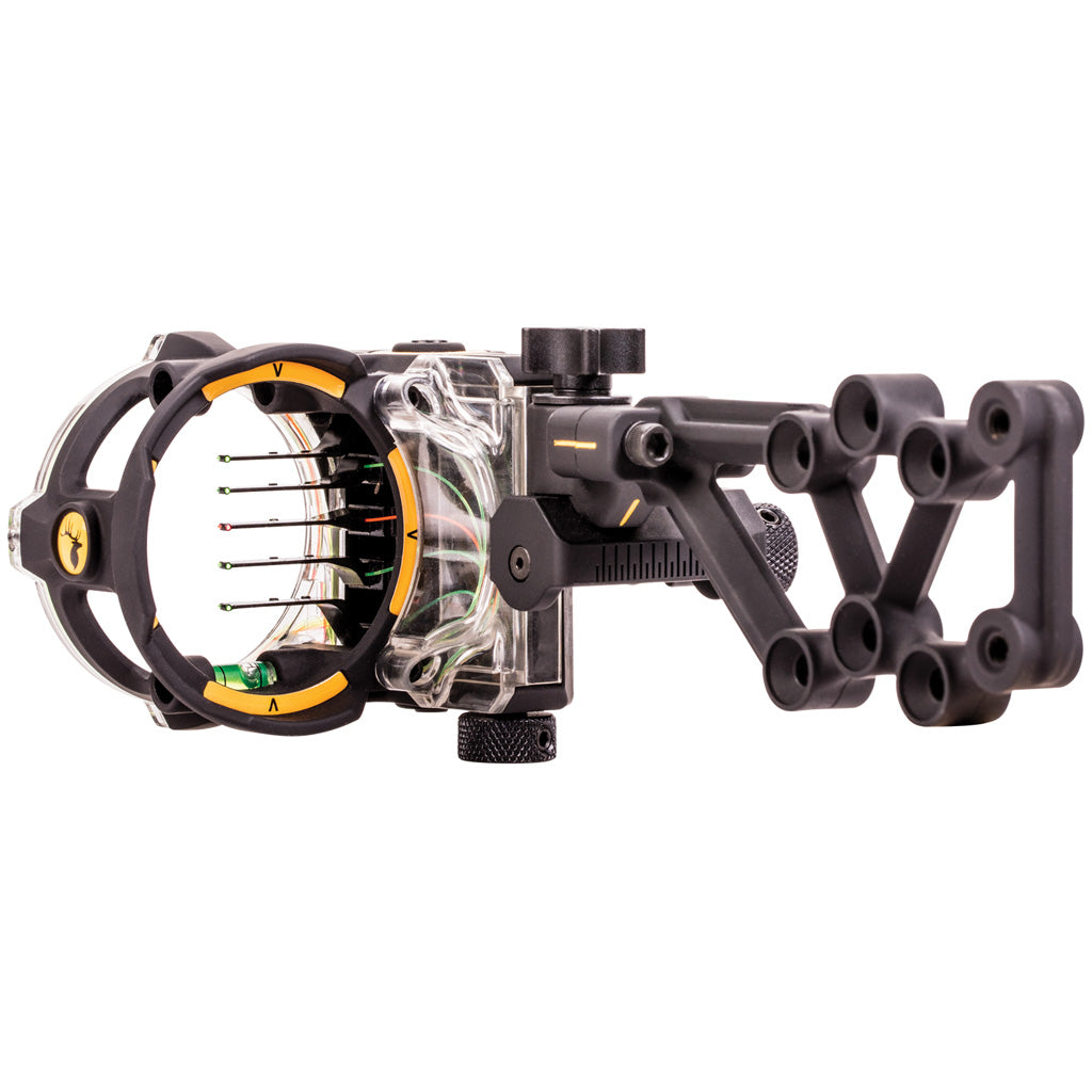 Trophy Ridge Trophy Ridge React H5 Sight Black 5 Pin .019 RH - Outdoor Gear - DropShot Archery