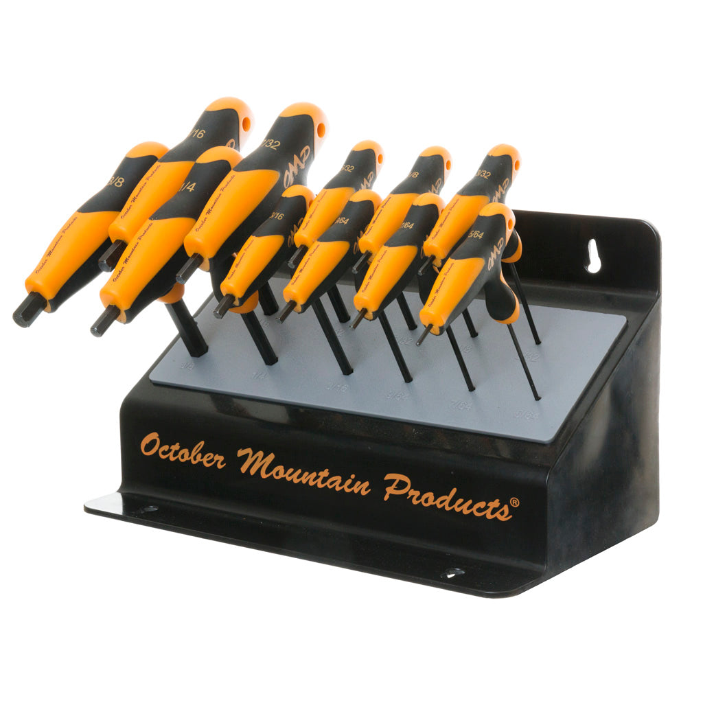 October Mountain October Mountain Pro Shop Hex Wrench Set Bench - Outdoor Gear - DropShot Archery