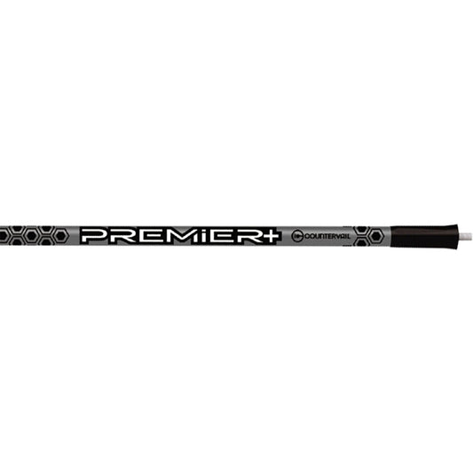 Bee Stinger Bee Stinger Premier Plus Countervail Stabilizer Grey 36 In. - Archery Accessories - DropShot Archery