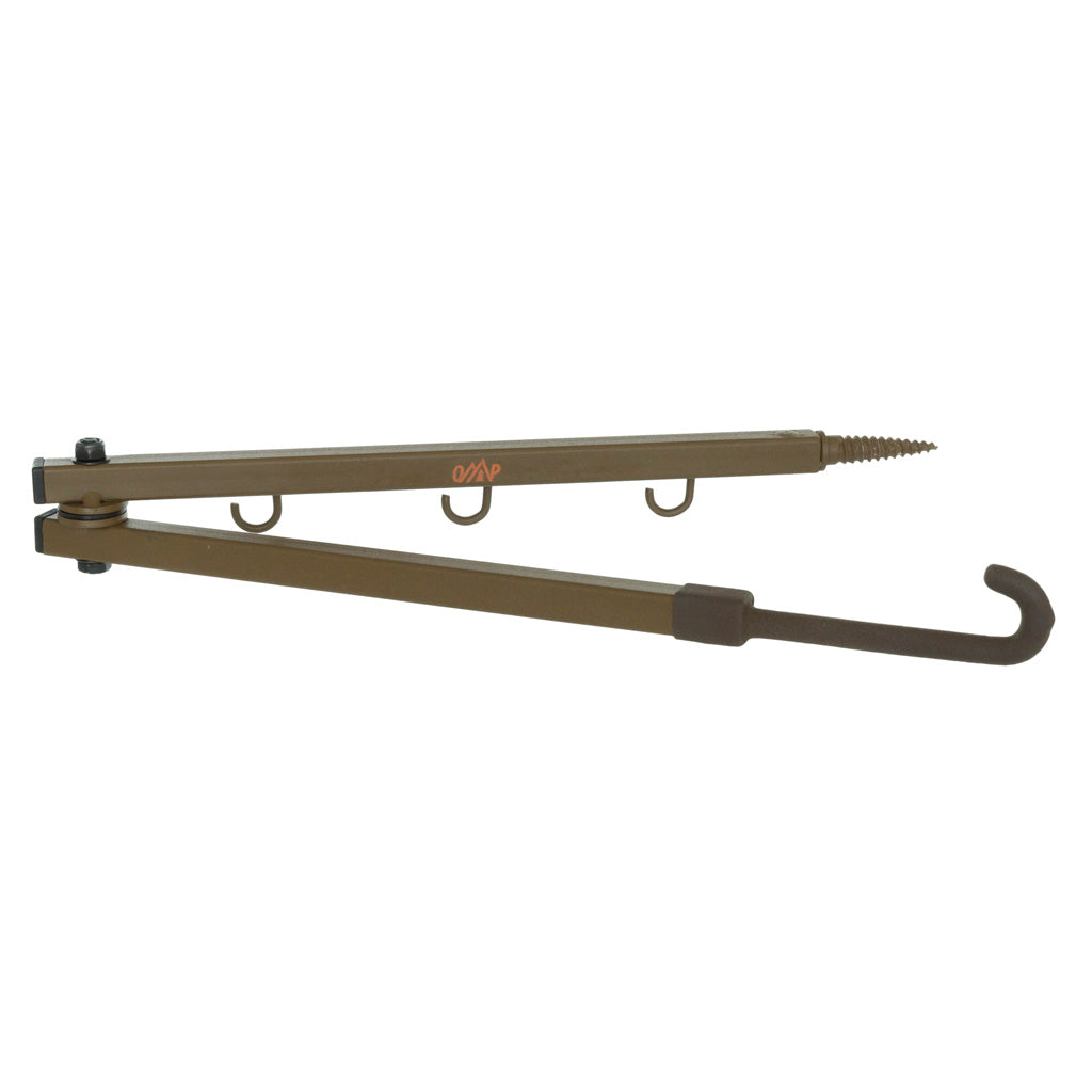 October Mountain October Mountain Foldable Bow Hanger Brown 23 In. - Outdoor Gear - DropShot Archery