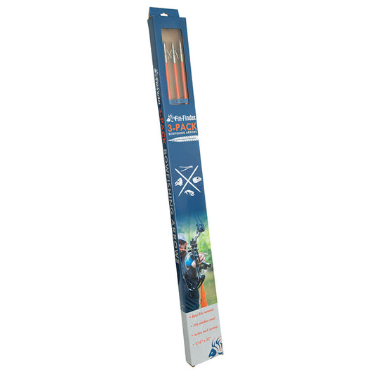Fin-Finder Fin Finder Raider Pro Bowfishing Arrow W/ Slide Orange With Riptide Point 3pk. - Arrows & Bolts - DropShot Archery