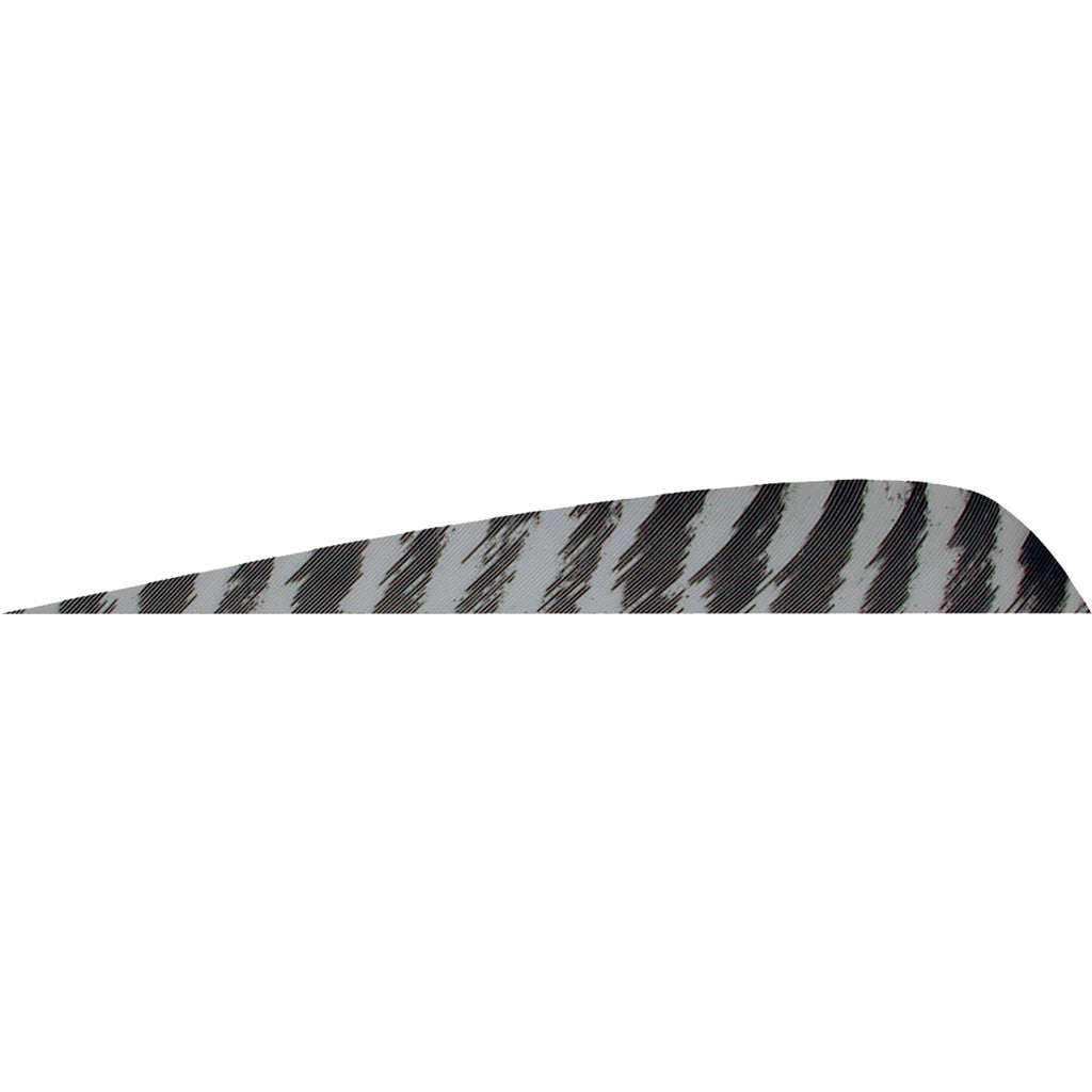 Gateway Gateway Parabolic Feathers Barred Grey 4 In. Rw 50 pk. - Outdoor Gear - DropShot Archery