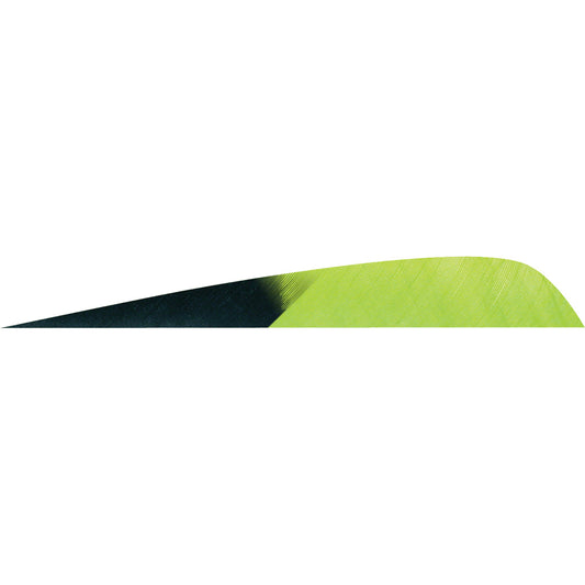 Gateway Parabolic Feathers Kuro Charteuse 4 In. Lw 50 pk.