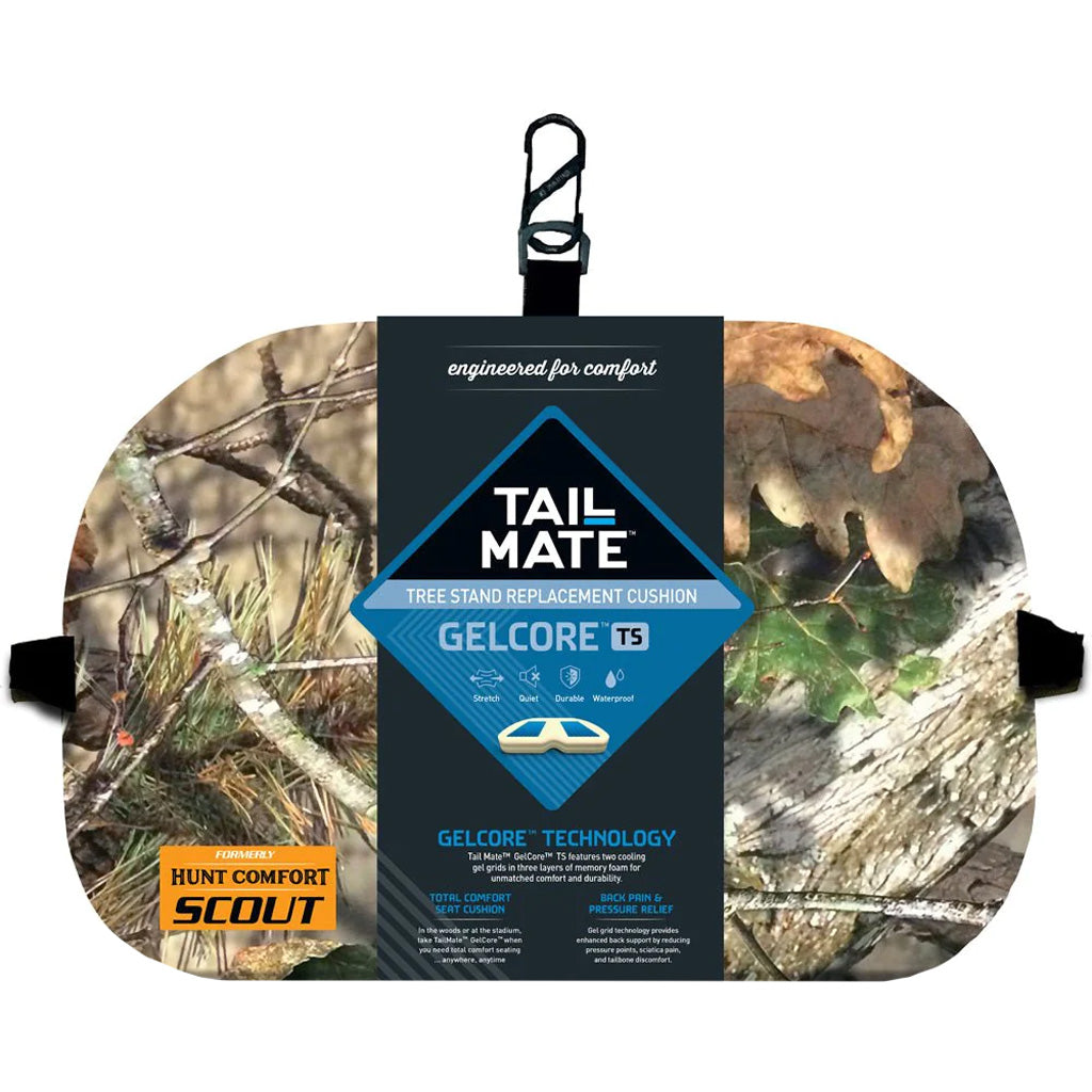 Tail Mate Tail Mate Gelcore Seat Cushion Mossy Oak - Archery & Outdoor Gear - DropShot Archery