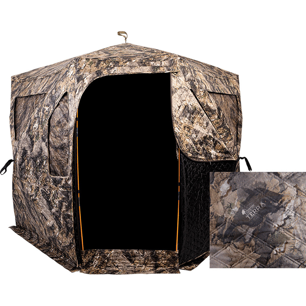 Ameristep Ameristep Pro Series Thermal Hub Blind Mossy Oak Elements Terra - Blinds & Treestands - DropShot Archery