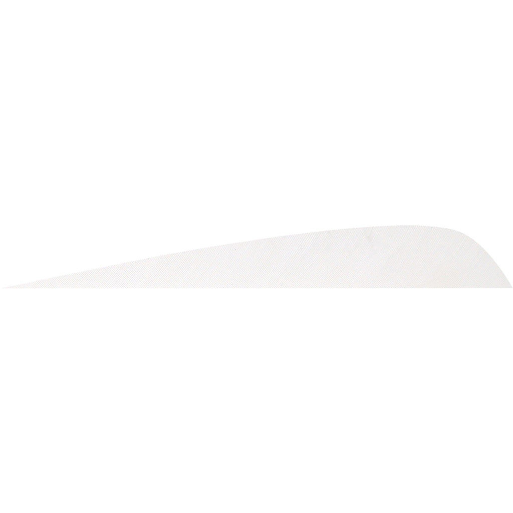 Gateway Gateway Parabolic Feathers Flo White 4 In. Rw 50 pk. - Outdoor Gear - DropShot Archery