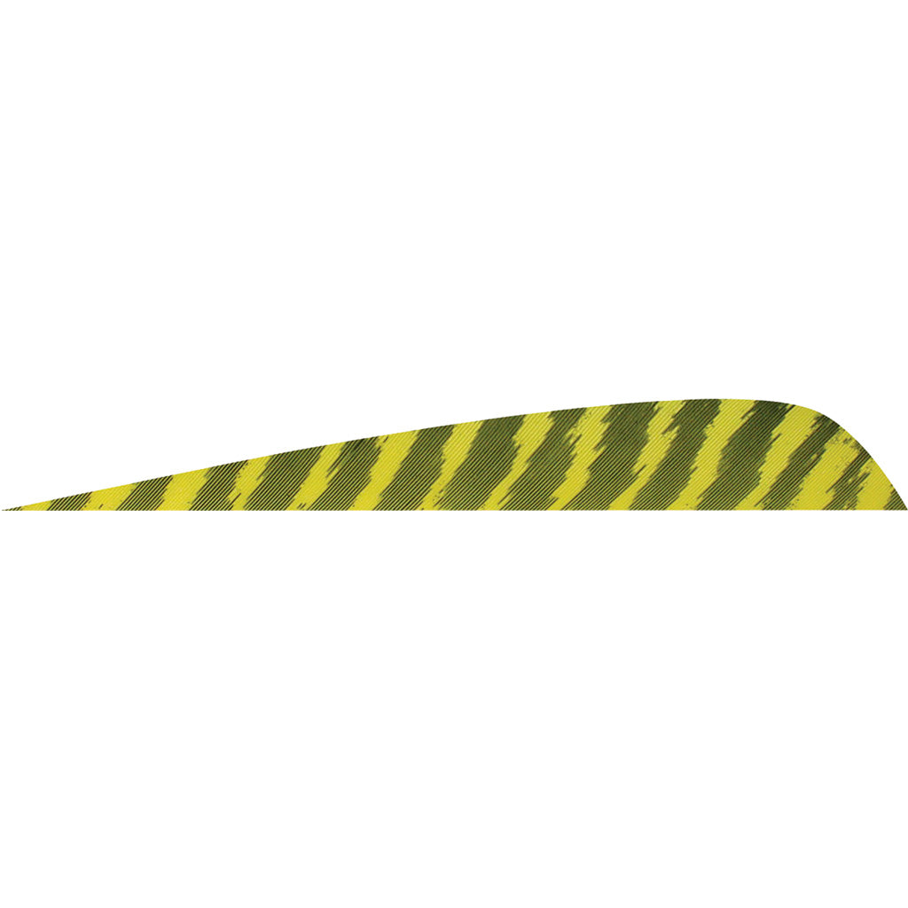 Gateway Gateway Parabolic Feathers Barred Yellow 4 In. Lw 50 pk. - Outdoor Gear - DropShot Archery