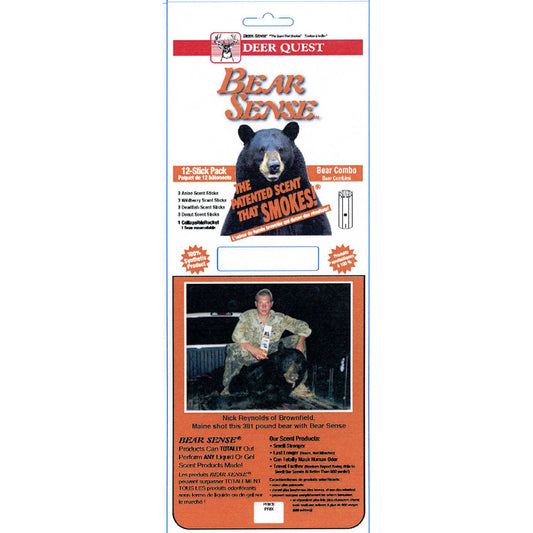 Deer Quest Deer Quest Bear Sense Combo W/bucket 12 pk. - Outdoor Gear - DropShot Archery