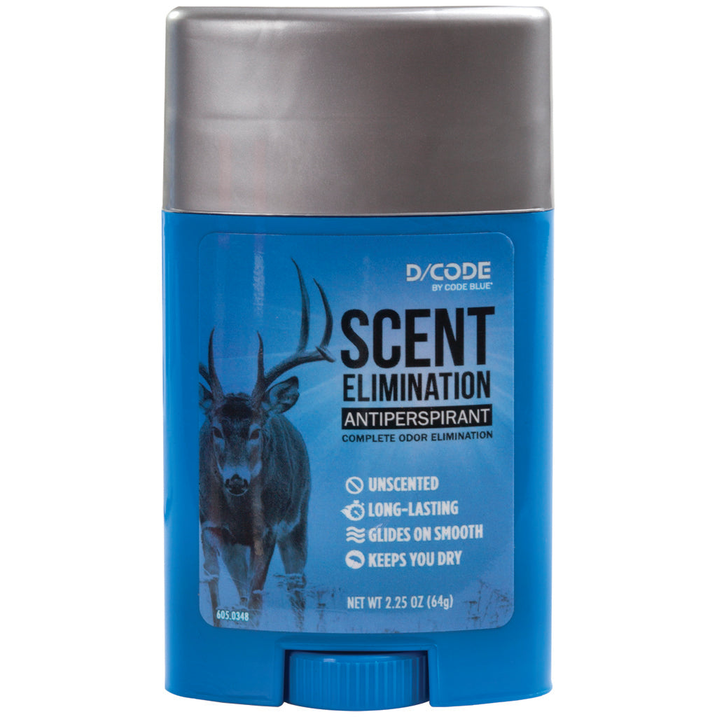 Code Blue Code Blue D-code Odor Eliminator Antiperspirant 2.25 Oz. - Archery & Outdoor Gear - DropShot Archery