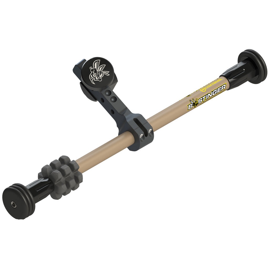 Bee Stinger Bee Stinger Microhex Counter Slide Stabilizer Dovetail Tan 15 In. - Archery Accessories - DropShot Archery