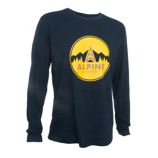 Alpine Alpine Long Sleeve Tee Navy Xlarge - Archery & Outdoor Gear - DropShot Archery