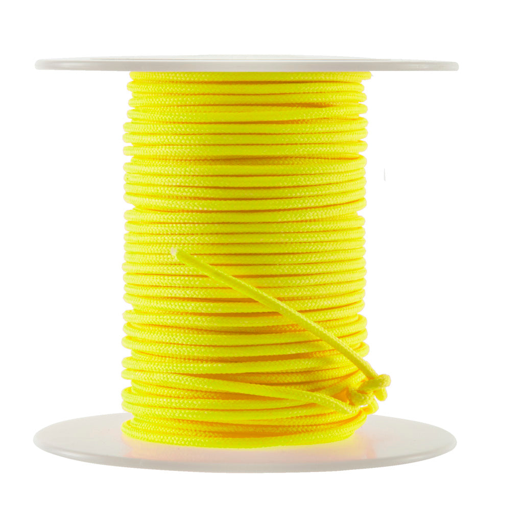 October Mountain October Mountain Endure-xd Release Loop Rope Flo Yellow 100 Ft. - Archery Accessories - DropShot Archery
