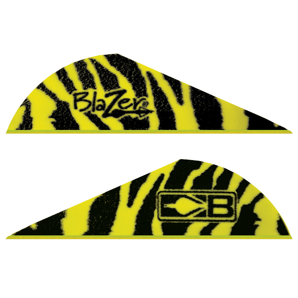 Bohning Bohning Blazer Vanes Yellow Tiger 100 pk. - Archery & Outdoor Gear - DropShot Archery