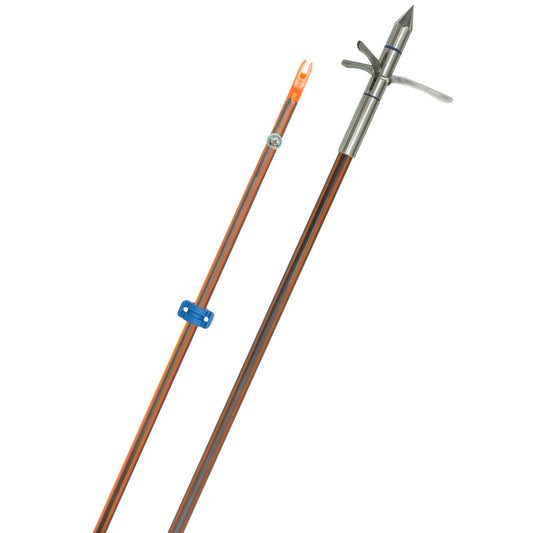 Fin-Finder Fin Finder Hydro Carbon Il Bowfishing Arrow With Kraken 3 Barb Point - Arrows & Bolts - DropShot Archery