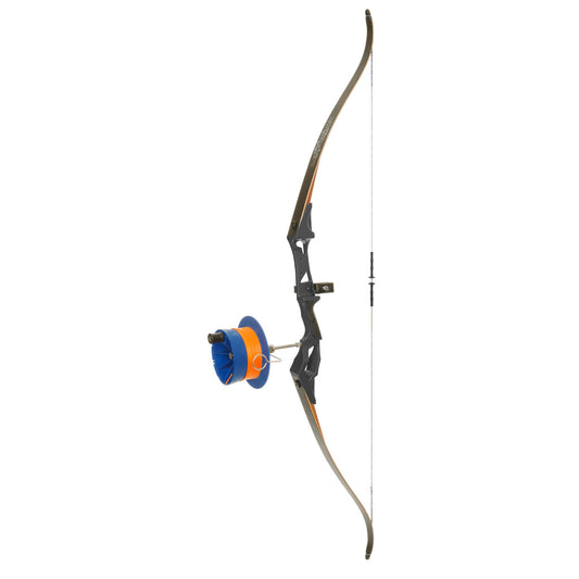 Fin-Finder Fin Finder Bank Runner Recurve Package Black With Sidewinder Reel RH - Outdoor Gear - DropShot Archery
