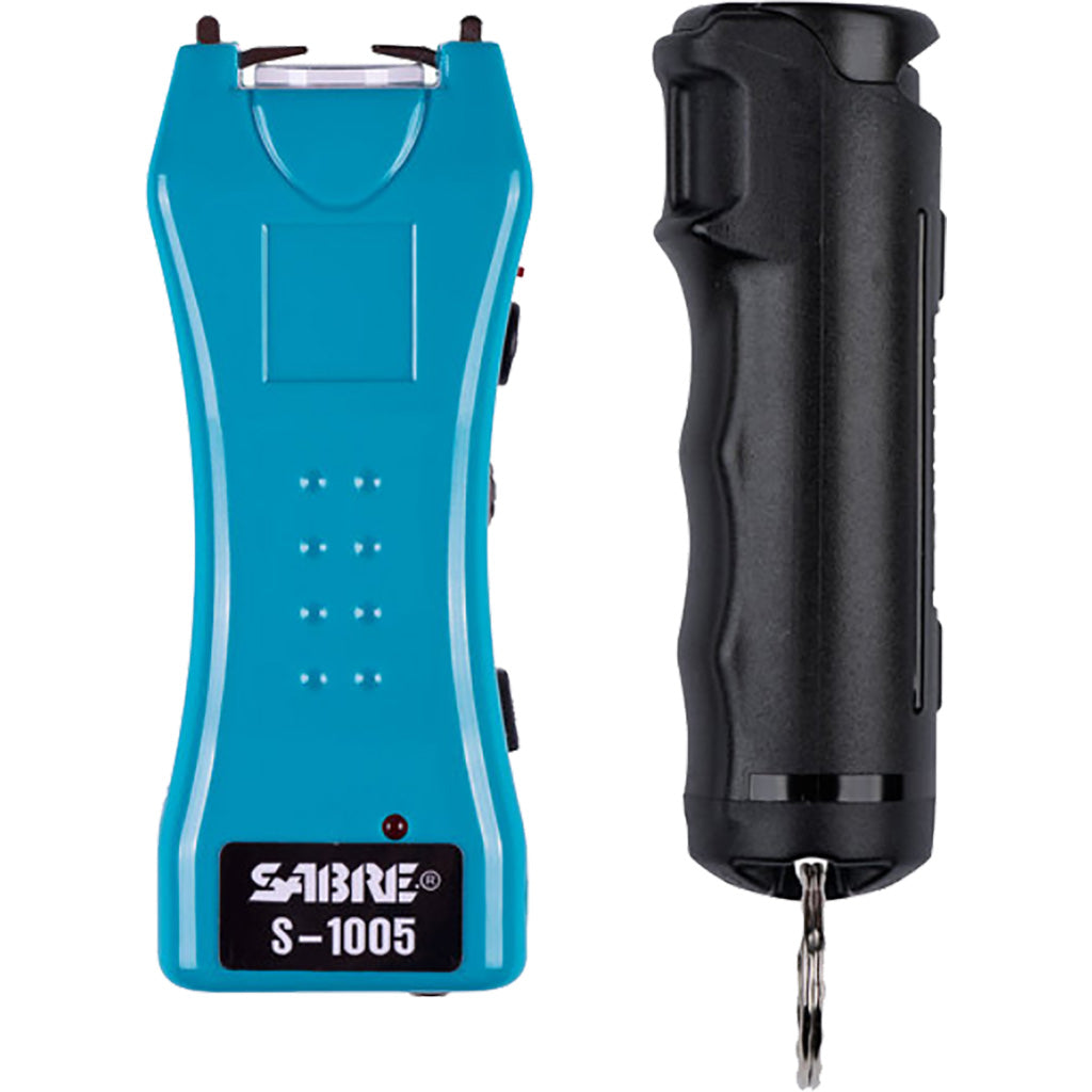 Sabre Sabre Pepper Spray And Stun Gun Defense Kit Teal - Archery & Outdoor Gear - DropShot Archery