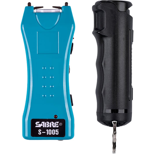 Sabre Sabre Pepper Spray And Stun Gun Defense Kit Teal - Archery & Outdoor Gear - DropShot Archery