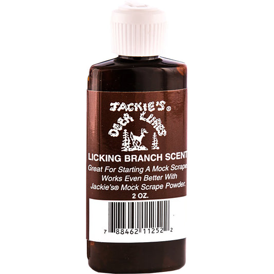 Jackies Deer Lures Jackies Licking Branch Scent Flip Top 2 Oz. - Scents & Attractants - DropShot Archery