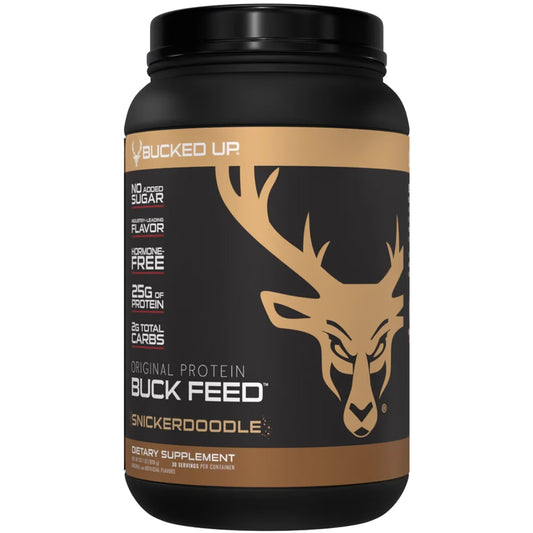 Bucked Up Buck Feed Protein Snickerdoodle 30 Serving Tub