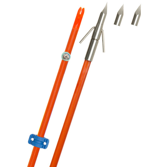 Fin-Finder Fin Finder Raider Pro Bowfishing Arrow Orange With Riptide Pro Point - Arrows & Bolts - DropShot Archery