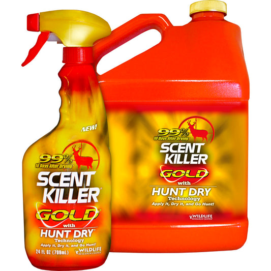Wildlife Research Wildlife Research Scent Killer Gallon Combo Gold - Scents & Attractants - DropShot Archery