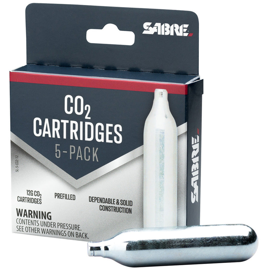 Sabre Sabre 12 G Co2 Cartridge 5ct - Archery & Outdoor Gear - DropShot Archery